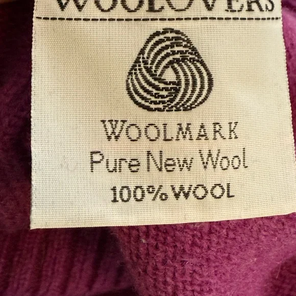 Woolovers Women's Pink Crew Neck Sweater - Picture 5 of 9